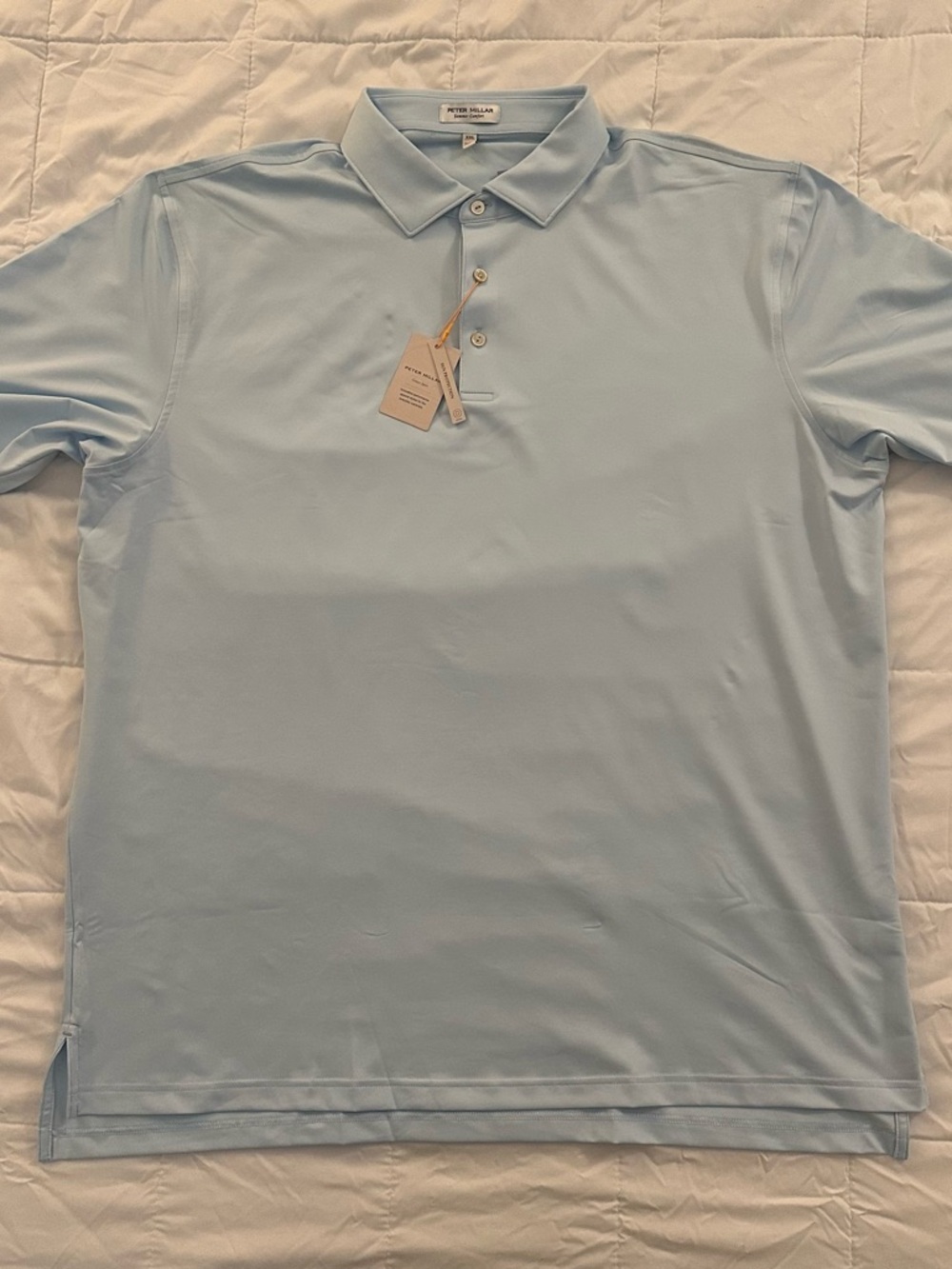Peter Millar Sport Summer Comfort Golf Polo | Men’s 2XL - Blue | New with Tags
